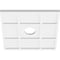 Ekena Millwork Rubik Architectural Grade PVC Contemporary Ceiling Medallion, 16"OD x 3"ID x 5 1/2"C x 1"P CMP16RK-03000 - alternate 2